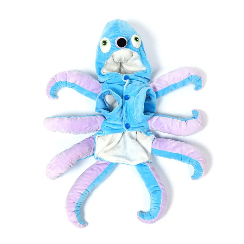 Mogoko Dog Cat Octopus Costumes, Pet Halloween Cosplay Dress, Funny Octopus Costume for Dogs 14.2" Neck Girth; 18.1" Chest (XL) - Image 5
